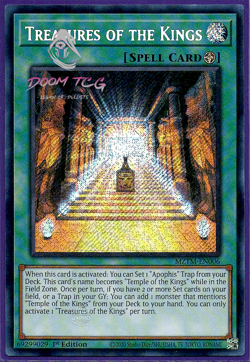 Yugioh! Treasures of the Kings MZTM-EN006 (SCR) 1st Ed - Image 1
