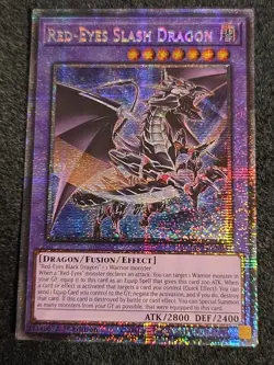 Yugioh Red-Eyes Slash Dragon MP25-EN031 Starlight Rare 1st Edition NM - Image 1