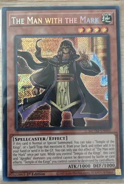 Yugioh The Man With The Mark Secret Rare MZTM - Image 1