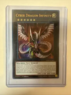 Yugioh Cyber Dragon Nova LEDD-ENB30 Common 1st Ed LP - Image 1