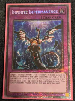 Yugioh Infinite Impermanence MP25-EN032 Starlight Rare 1st edition NM - Image 1