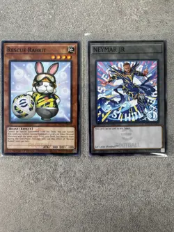 Rescue Rabbit + Neymar Jr - 2025 eFootball Promo Set - Yugioh OTS Rare Limited! - Image 1