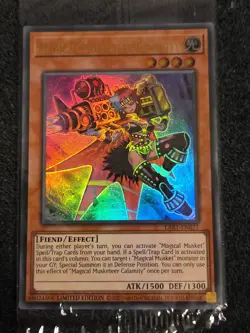 Yugioh Magical Musketeer Calamity - LART-EN077 Lost Art Ultra Rare Sealed - Image 1