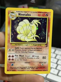 Ninetales 13/130 Poliwrath 15/130 Base Set 2 2000 Vintage Pokemon Card Lot WOTC - Image 3