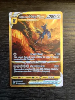 Pokemon TCG Origin Forme Dialga VSTAR Crown Zenith Secret Rare Card GG68/GG70 - Image 1