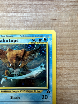 Kabutops Pokemon TCG Neo Discovery Holo Card 6/75 Unlimited Rare - LP - Image 4