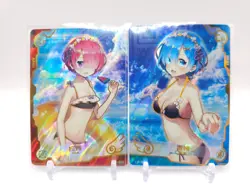 Goddess Story - Anime Waifu Trading Card - Rem & Ram - Image 1