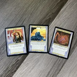 Magic The Gathering Deckmasters Lot Of 3 Oversized Cards Silver Queen,Karn,Ertai - Image 1
