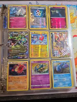 Pokemon Card Lot Vintage Binder XY Holo Ex Full Art Promo 288 Cards LP/NM AA - Image 1