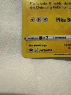 Pikachu SWSH039 SWSH: Sword & Shield Promo Cards Holo - Image 2