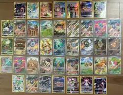 41X Pokemon Lot Of Modern Holo Cards Full Art Illustration Secret Rare All NM - Image 1