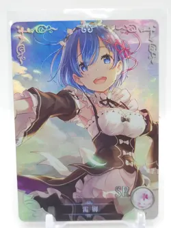 Goddess Story - Anime Waifu SR Trading Card - Rem - OUT OF PRINT - NS-01 - Image 1