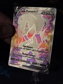 Pokemon Cards Zoroark V SWSH297 Full Art Promo - (LP+) - Image 3