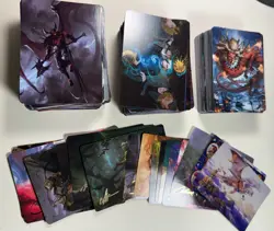 Magic the Gathering Art cards lot of 300 cards, 19 gold stamped various sets - Image 1