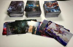 Magic the Gathering Art cards lot of 300 cards, 19 gold stamped various sets - Image 2