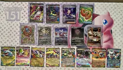 Pokemon Mega Evolution Full Art Illustration Rare & EX Card Lot Mega Lucario - Image 1
