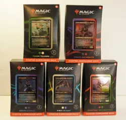 Magic the Gathering Starter Commander Deck Set Sealed - Image 1