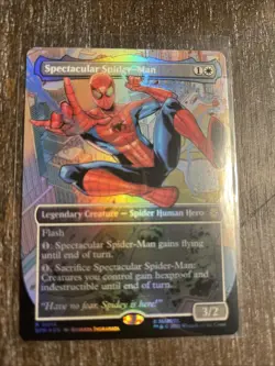 Spectacular Spider-Man (Borderless) Marvel's Spider-Man Foil - Image 1