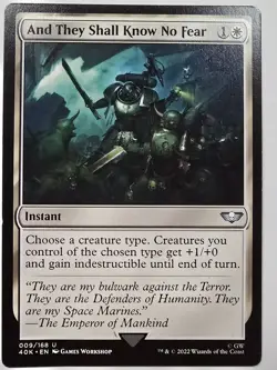 And They Shall Know No Fear Universes Beyond: Warhammer 40000 Regular - Image 1