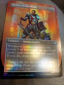 Mentor of the Meek (Borderless) Double Masters 2022 Foil - Image 1