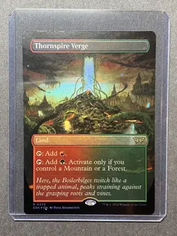 Thornspire Verge (Borderless) Foil- MTG: Duskmourn - Image 1