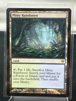 Magic The Gathering: Misty Rainforest Zendikar Regular - MR2 - Image 1