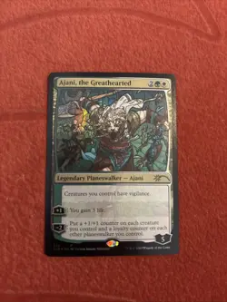 Ajani, the Greathearted (Stained Glass) Secret Lair Drop Series Foil - Image 1