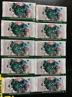 MTG Bloomburrow Collector Booster Sample Pack Lot 10 sealed new bundle PIP Magic - Image 1
