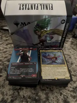 MTG FF Collector Booster Box Bulk Card Lot - 140ish Cards. C, U, R, M, Foils - Image 1
