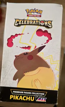 Pokemon Celebrations Premium Figure Collection Pikachu Vmax Box - Sealed - Image 4
