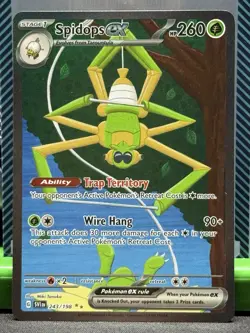 Pokemon Spidops EX TCG Illustration Rare Scarlet & Violet Base Set 243/198 NM - Image 1