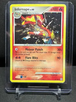 Infernape 5/130 Holo Rare Pokemon 2007 Diamond & Pearl MP - Image 1