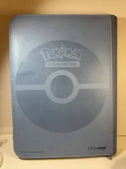 Pokemon TCG Premium Ultra-Pro Binder Lucario 9 Pocket Binder Unsealed Used - Image 5