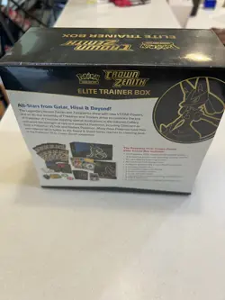 Pokemon TCG Sword & Shield Crown Zenith ETB Elite Trainer Box Factory Sealed- - Image 2