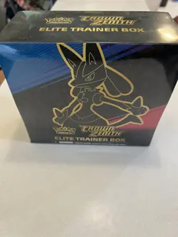 Pokemon TCG Sword & Shield Crown Zenith ETB Elite Trainer Box Factory Sealed- - Image 4