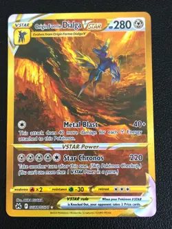 Pokemon Holofoil - Origin Forme Dialga VSTAR (Secret) - GG68/GG70 / NM / English - Image 1