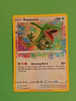 Pokemon Sword & Shield Vivid Voltage Rayquaza 138/185 Amazing Rare - Image 1