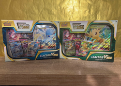 Pokemon Glaceon V Star + Leafeon V Star Special Collection Boxes Evolving Skies - Image 1