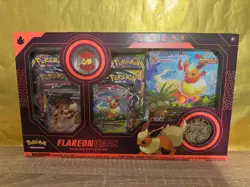2022 Pokemon TCG - Flareon VMAX Premium Collection Box Factory Sealed - Image 1