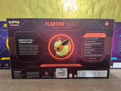 2022 Pokemon TCG - Flareon VMAX Premium Collection Box Factory Sealed - Image 2