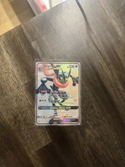 2019 Pokemon Sun & Moon Hidden Fates Greninja #SV56/SV94 Holo GX - Image 1
