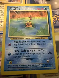 Psyduck #20, Black Star Promo, 2000 VINTAGE Pokemon TCG, NM - Image 1
