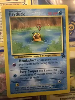 Psyduck #20, Black Star Promo, 2000 VINTAGE Pokemon TCG, NM - Image 2