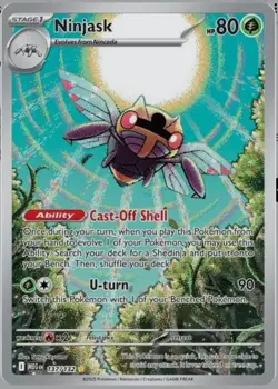 Ninjask 137/132 Pokemon Mega Evolution Holo Illustration Rare - Image 1