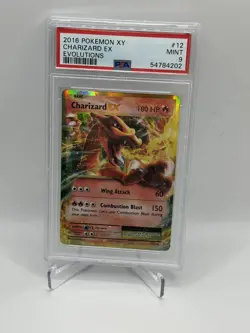 Charizard EX HOLO | 2016 Pokemon XY Evolutions | #12/108 | PSA 9 MINT - Image 1