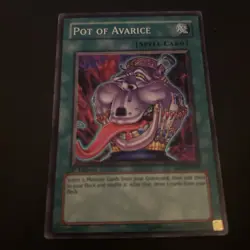 Pot of Avarice - EEN-EN037 - Lightly Played LP - Super Rare - 1st Edition - Image 1