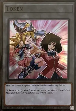 Yu-Gi-Oh! Token: Tea & Dark Magician Girl TKN5-EN022 Super Rare - Image 1