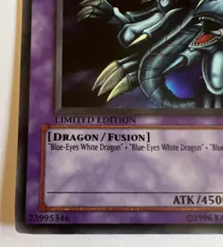 Yu-Gi-Oh! TCG Blue-Eyes Ultimate Dragon JMP-EN005 LP Limited Edition - Image 5