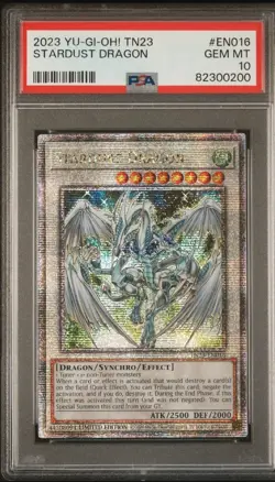 PSA 10 Stardust Dragon | Limited Edition Dueling Heroes Tin | QCSR | 300 200 Cer - Image 1