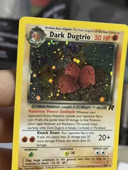 Dark Dugtrio 6/82 Team Rocket 2000 Holo Rare WOTC Pokemon Card TCG - Image 5